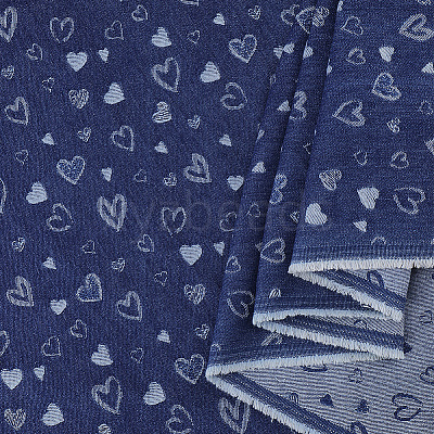 Cotton Denim Fabric DIY-WH0504-872B-1
