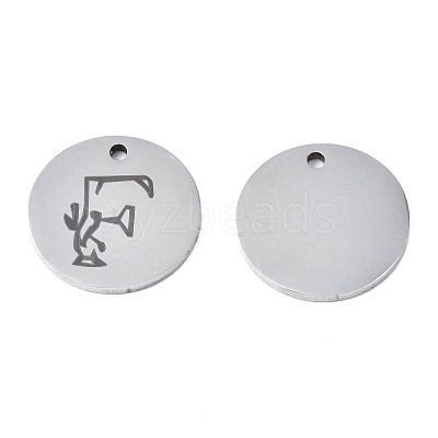Non-Tarnish 304 Stainless Steel Charms STAS-T059-26P-F-1