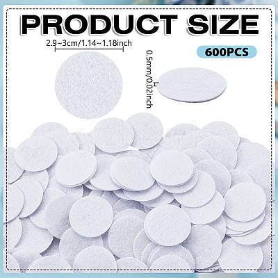 600Pcs Felt Crafts FIND-NB0006-92B-1