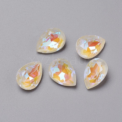 Glass Rhinestone Cabochons RGLA-L024-E01-MI-1