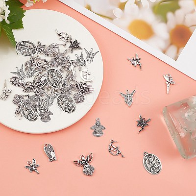 Tibetan Style Alloy Pendants TIBEP-SC0001-61-1