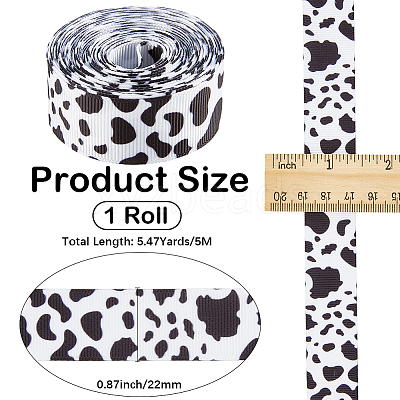 Polyester Grosgrain Ribbons OCOR-WH20006-82A-1