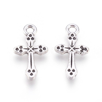 Tibetan Style Alloy Pendants X-TIBEP-ZN518-S-LF-1