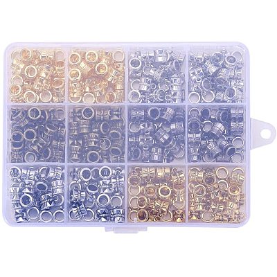 Tibetan Style Alloy Tube Bails TIBE-PH0005-07-NR-1