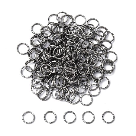 Iron Split Rings JRD8MM-01B-NF-1