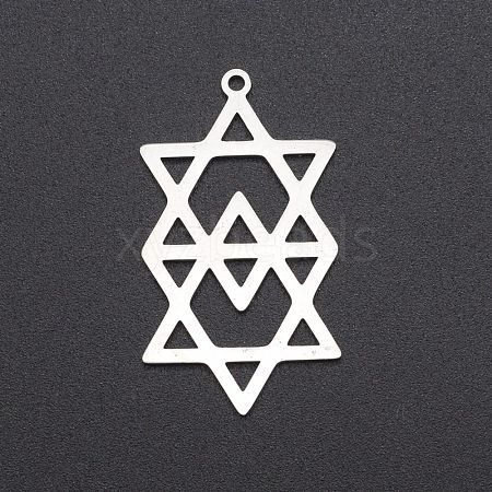 Non-Tarnish 201 Stainless Steel Pendants STAS-S105-LA234-1