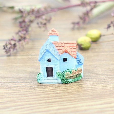 Resin Villa House Figurines Display Decorations WG62779-02-1