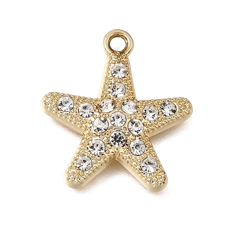 UV Plating Alloy Crystal Rhinestone Pendants RB-CBAD37D-32G-1