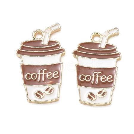 Alloy Enamel Pendants AL-CBAD3B4-03G-1