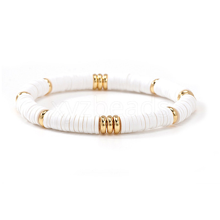 Alloy & Resin Beads Stretch Bracelets for Women UJ8716-5-1