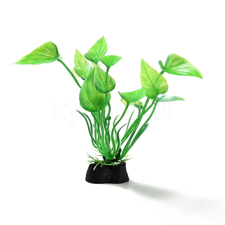 Plastic Artificial Aquatic Plants Decor DJEW-G025-12A-1