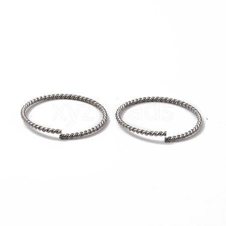 Non-Tarnish 304 Stainless Steel Open Jump Rings STAS-L262-36C-P-1