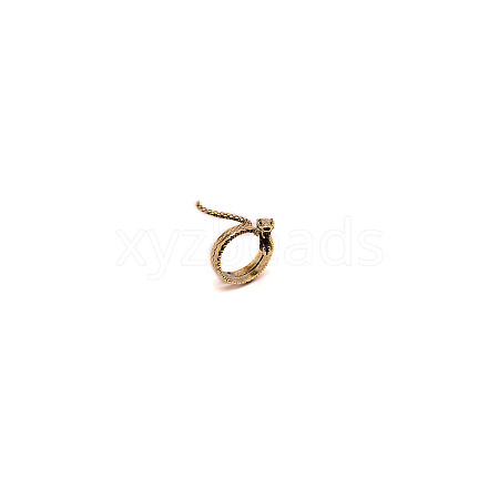 Snake Wrap Cuff Ring RJEW-WH0001-05-1