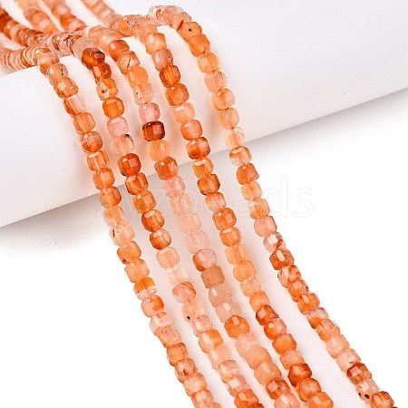 Dyed Natural Agate Beads Strands G-T138-211I-1