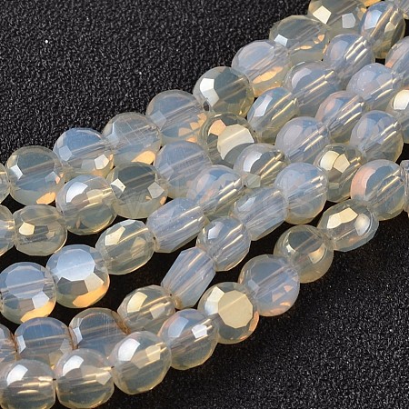 Electroplate Glass Bead Strands EGLA-J137-6mm-B-HR08-1