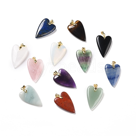 Natural & Synthetic Gemstone Pendants G-E570-01G-1