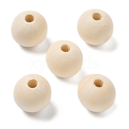 Schima Wood European Beads WOOD-G023-16-1