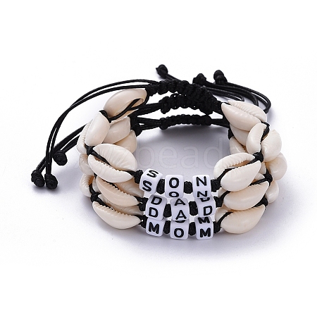 (Jewelry Parties Factory Sale)Family Bracelets Sets BJEW-JB05260-1