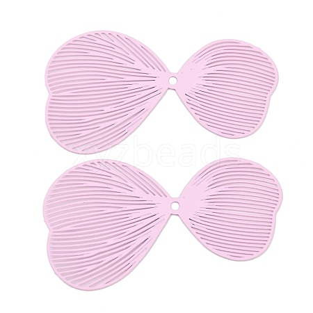 Spray Painted Iron Pendants IFIN-Z004-01E-1