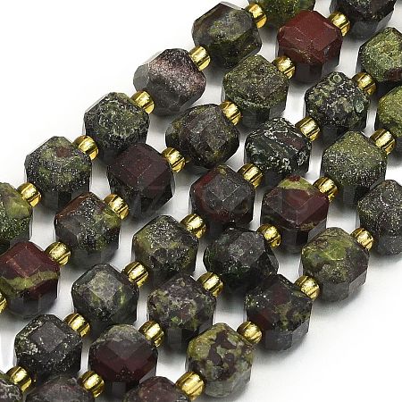 Natural Dragon Blood Beads Strands G-I376-D50-01-1