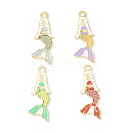 Alloy Enamel Pendants ENAM-G212-03G-1