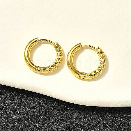 304 Stainless Steel Hoop Earrings for Women EJEW-M068-16C-G-1