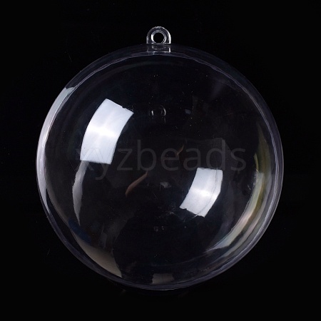 Openable Transparent Plastic Pendants CON-K007-06B-1
