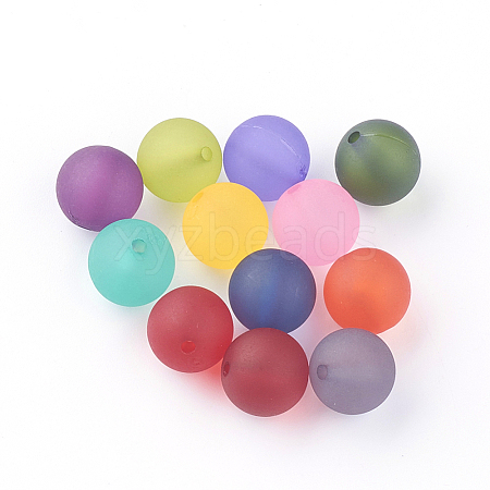 Transparent Acrylic Beads FACR-YW0001-05C-1