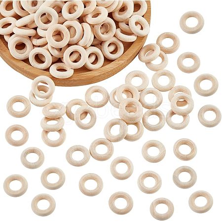  Donut Wooden Linking Rings WOOD-NB0002-11-1