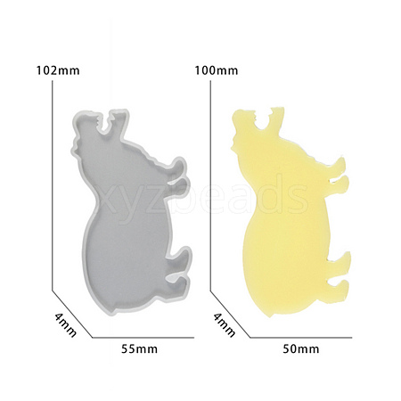 Cartoon Animal Bookmark Silicone Mold SIMO-S001-03C-1