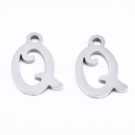 201 Stainless Steel Charms X-STAS-T044-217P-Q-1