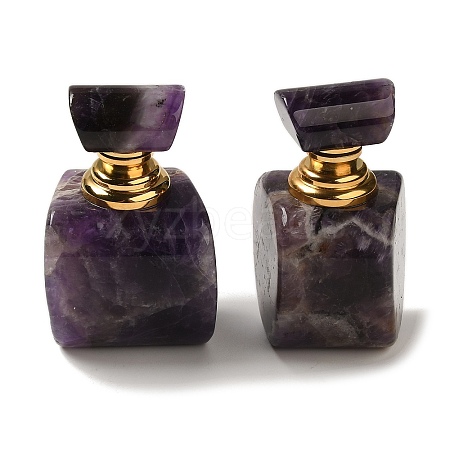 Natural Amethyst Dropper Perfume Bottles DJEW-H010-02G-01-1