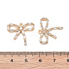 Brass Micro Pave Cubic Zirconia Pendants KK-B125-23G-01-3