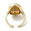 Brass Open Cuff Rings RJEW-Q778-46G-3