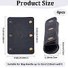 4Pcs Detachable PU Imitation Leather Bag Handle Wrap PURS-BBC0001-08A-2