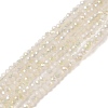 Electroplate Glass Faceted Rondelle Beads Strands EGLA-D020-3x2mm-05-A-1