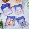 60Pcs Rectangle Glitter Holographic Plastic Resealable Packaging Bags ABAG-TA0001-97A-01-5