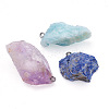 Beadthoven 5Pcs 5 Style Natural Gemstone Pendants G-BT0001-02-3