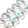 Electroplate Glass Beads Strands X-EGLA-B008-01A-HR01-1