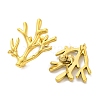 Ion Plating(IP) 304 Stainless Steel Tree Branch Stud Earrings EJEW-D281-08G-2