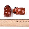 Natural Red Jasper Monster Figurines DJEW-N003-01F-3