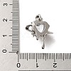 Brass Micro Pave Cubic Zirconia Pendants ZIRC-P114-06P-3