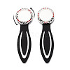 Alloy & Iron Bookmark Cabochon Settings PALLOY-N184-04S-4