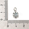 Brass Micro Pave Cubic Zirconia Pendants KK-L225-049P-3