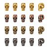 Yilisi 40Pcs 4 Colors Alloy European Beads FIND-YS0001-02-1