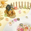60Pcs 12 Colors Transparent Spray Painted Glass Beads GLAA-CJ0001-85-6