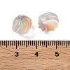 Two-tone Transparent Glass Beads GLAA-H041-02-4