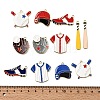 Baseball Alloy Enamel Pendants AL-CBA4F61-01G-2