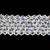 Transparent Electroplate Glass Beads Strands EGLA-A039-T3mm-L13-1