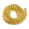 Transparent Glass Bead Strands GLAA-R095-8mm-31-2